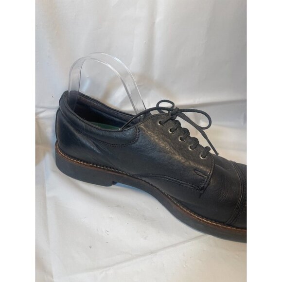 Hs Trask  Blucher LEATHER MENS OXFORDS Black BISON LEATHER H.S. TRASK SIZE 11 M - Picture 8 of 15